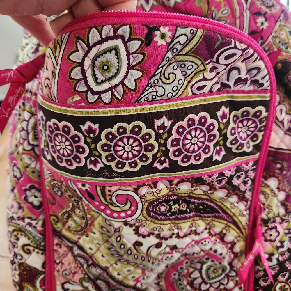 Vera Bradley Multicolor Paisley Backpack - Picture 2 of 15